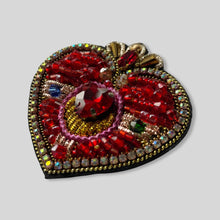 Load image into Gallery viewer, Cosmic Heart Compact Brooch
